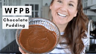 3 Ingredient HEALTHY WFPB Chocolate Pudding! (Sweet Potato Chocolate Pudding Recipe)