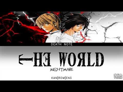 Death Note Opening 1 / OP Full Sub Español ( The World - Nightmare ) 