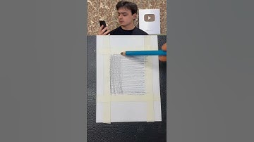 How to make a mirror with a pen?😱 #art #drawing #experiment #lifehacks #tricks #shorts