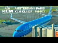 KLM KL1227  PH-BXI Boeing B737-8K2 From AMSTERDAM  to PARIS.