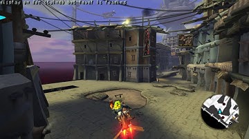 Jak II OPS2M Demo - Messing around in Haven City Slums