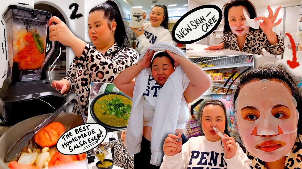 VLOG: homemade salsa date night, thrift shopping, major health scare, new skincare, birria ramen!