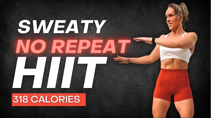 30 MIN SWEATY NO REPEAT HIIT with weights - Total ...