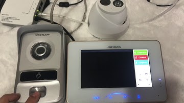 Hikvision video intercom support ONVIF and recording test