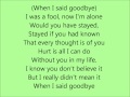 Miniature de la vidéo de la chanson When I Said Goodbye (Karaoke Version)