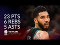 Jayson Tatum 23 pts 6 rebs 5 asts vs Pacers 2024 PO G2