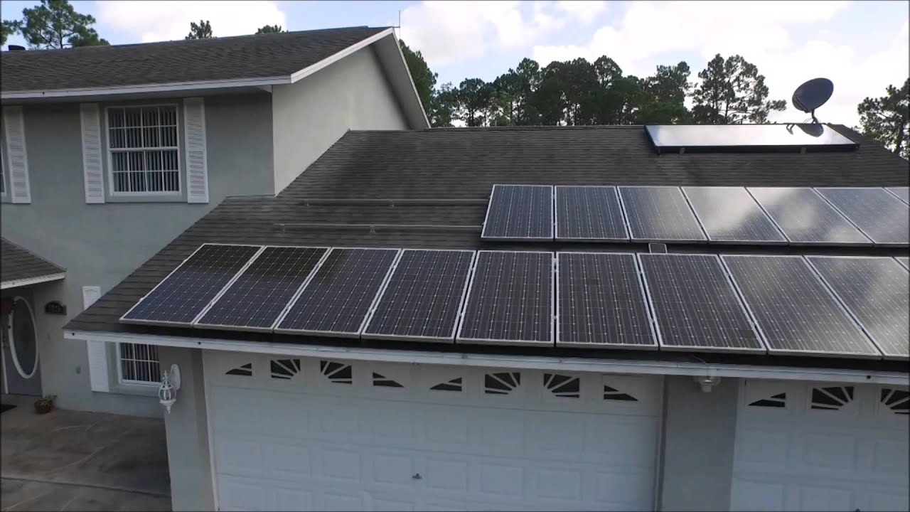 Solar Panel Inspection by a Drone - YouTube