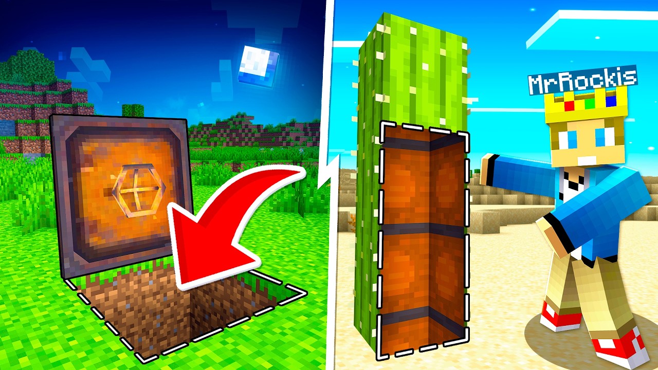 Lisäsin 10 UUTTA SALAISTA OVEA Minecraftiin?!