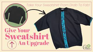 トップス studs layered zip cut sew Give Your Sweatshirt an Upgrade: Zipper & Sleeve Refashion - YouTube