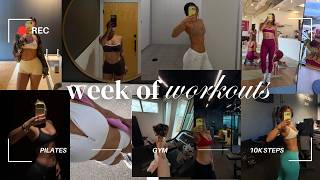 week of workouts | getting back into the grind & no more laziness