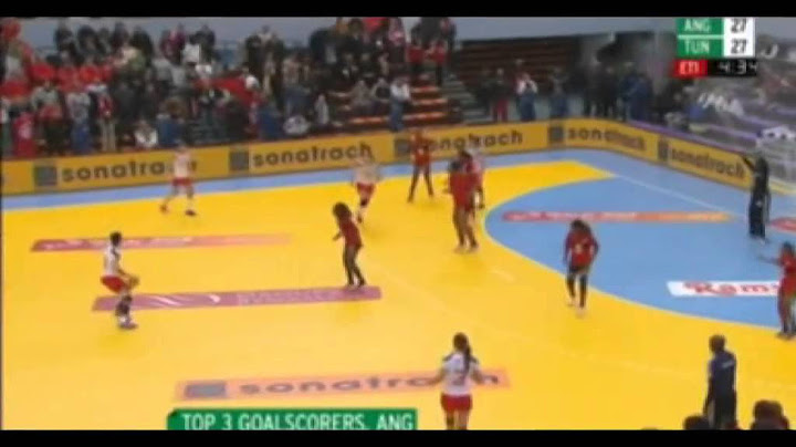 Tunisie vs Angola 1/2 Final Asma El Ghaoui Décisive en Attaque Lionne en Défense