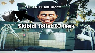 Skibidi toilet 63 leak analysis. (ITS CRAZY!!)