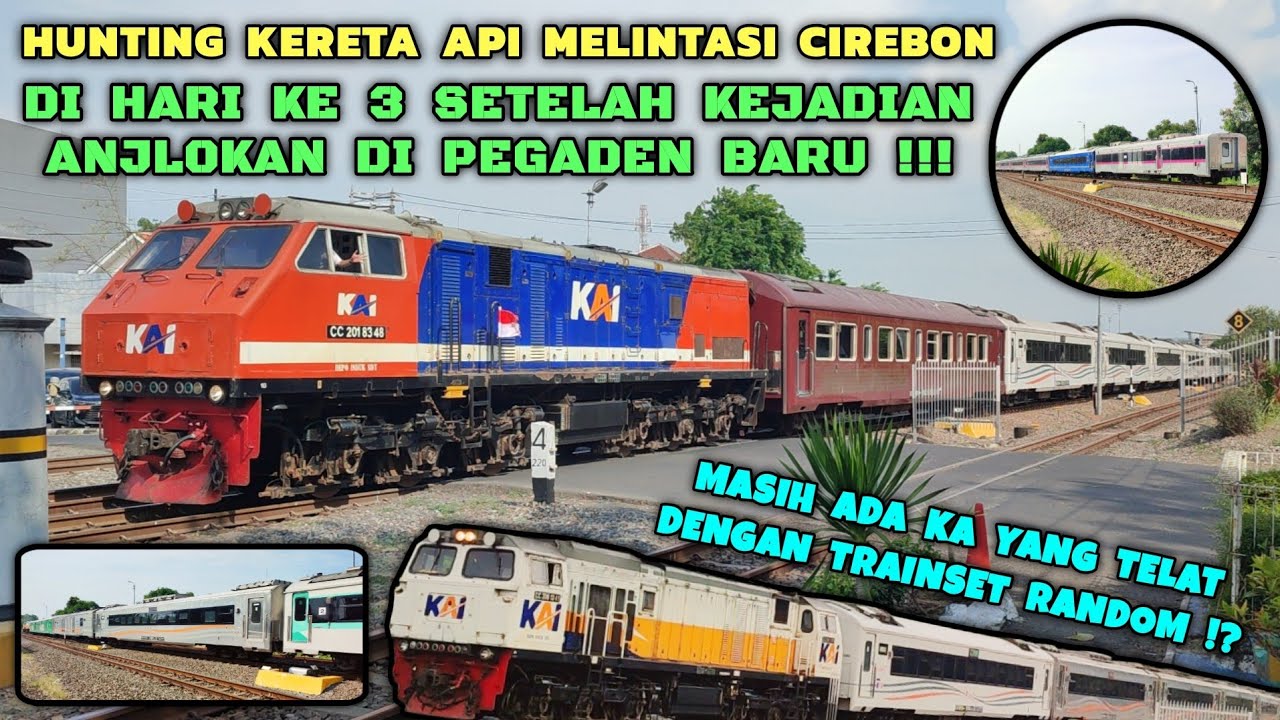 HUNTING KERETA API DI HARI KETIGA SETELAH ANJLOKAN KA ARGO BROMO ANGGREK, MASIH ADA KERETA TELAT !??