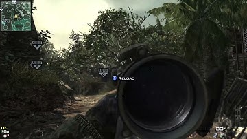 One of the fastest trigger fingers barret .50 cal (MW3)