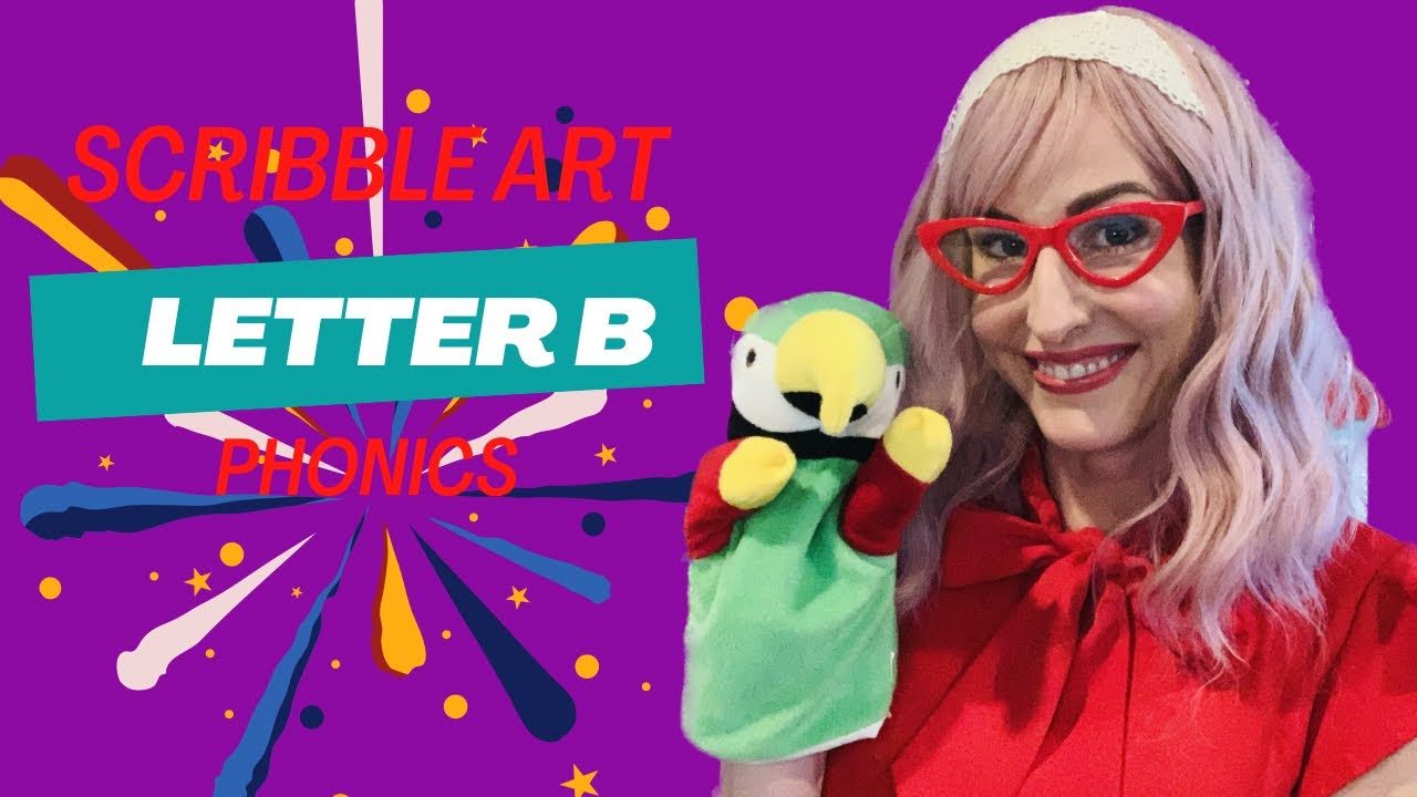 Scribble Art for LETTER B YouTube