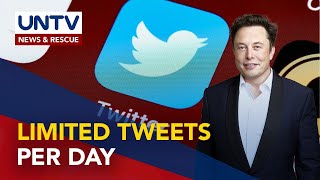 Elon Musk sets Twitter limit to combat data scraping, system manipulation