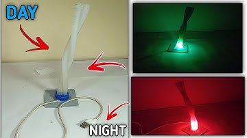 Amazing Light Effect Using RGB Light and Glue Stick || Lighting Showpiece From Glue Stick