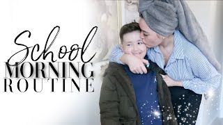 REAL MORNING ROUTINE AS A MUM OF 2 | SCHOOL MORNING AD