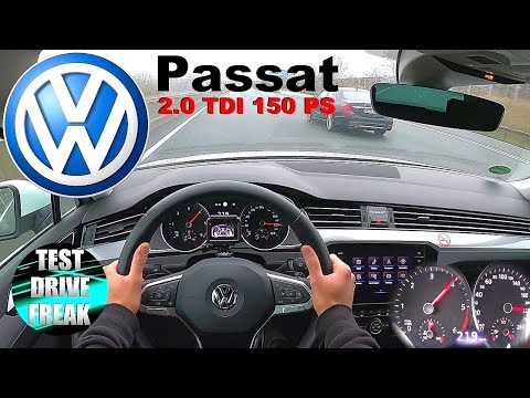 2020 Volkswagen Passat Variant 2.0 TDI 150 PS TOP SPEED AUTOBAHN DRIVE POV