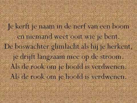 boudewijn de groot - als de rook om je hoofd is verdwenen - tekst