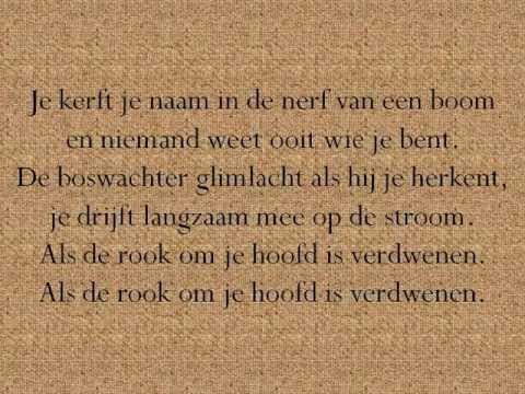 boudewijn de groot - als de rook om je hoofd is verdwenen - tekst