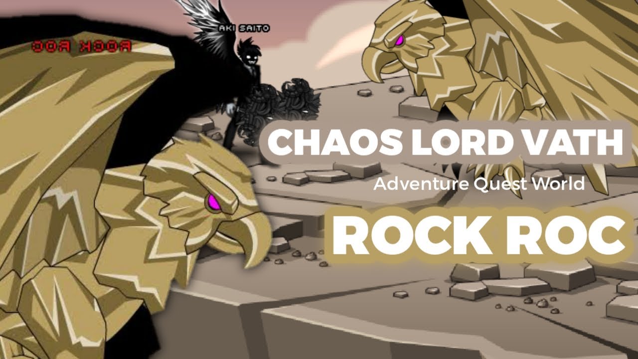 CHAOS LORD VATH : ROCK ROC (AQW Story Mode : The 13 Lords of Chaos FULL WALKTHROUGH)