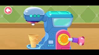 Baby Panda's Ice Cream Shop/ Membuat Es Krim Mudah/ Baby Bus/ Android Game Play #game anak-anak screenshot 5