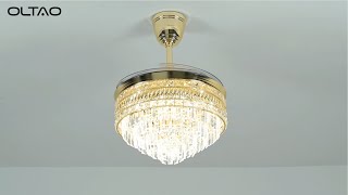 Oltao Stella Chandelier Fan Installation