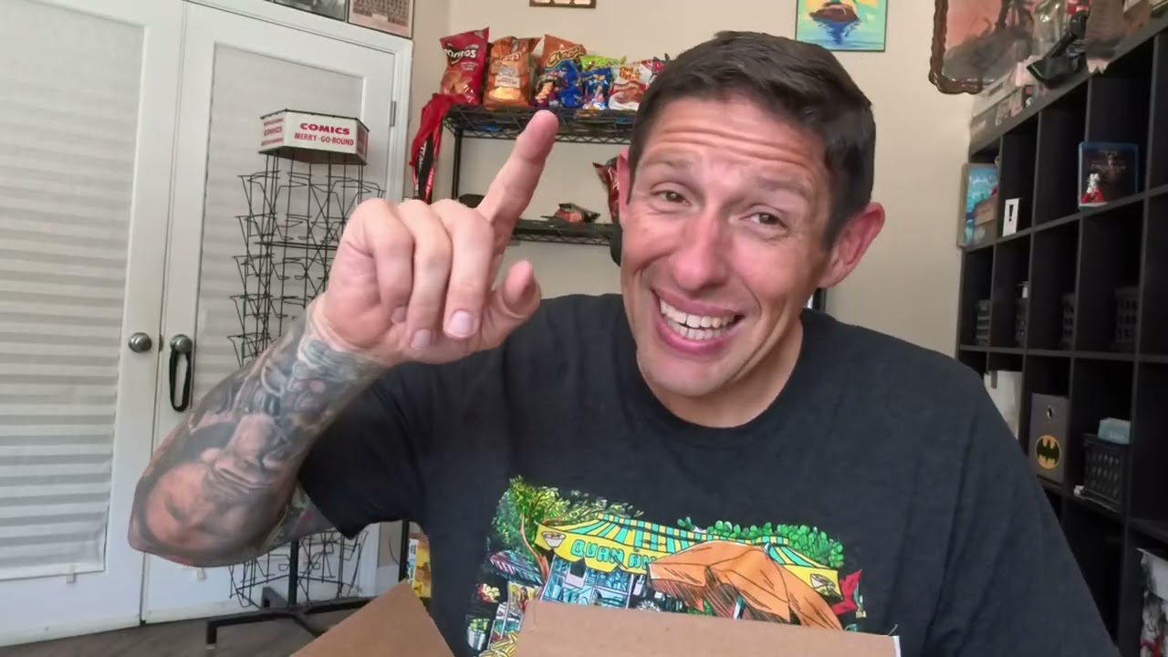 Unboxing a new box of snacks from Galactic Snacks…