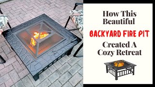 How This Beautiful Backyard Fire Pit Created A Cozy Retreat