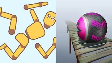 Ragdoll Break vs Rollance: Adventure Balls - Satisfying ASMR Gameplay Android,ios New Update