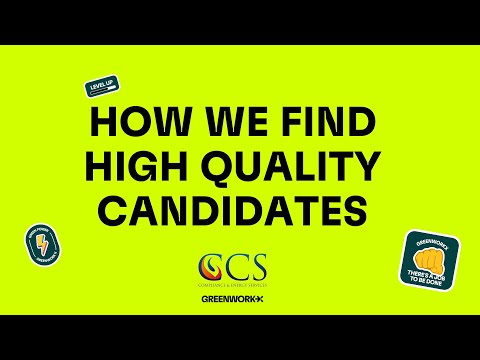 Finding high quality candidates | CCS Testimonial - video from Greenworkx