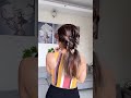 Quick &amp; Easy Double Braids! 🌸 | Ponytail Hack  | Knot Me Pretty #shorts