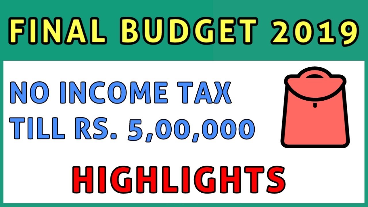 Budget 2019 Highlights | Income Tax FY 2019-20 AY 2020-21 | FinCalC TV