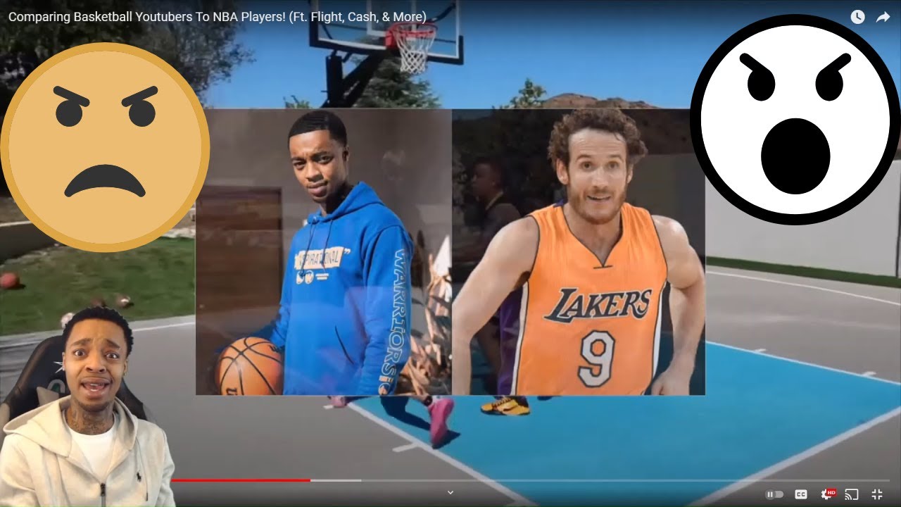 IM MAD! FlightReacts Comparing Basketball Youtubers To NBA Players 2023