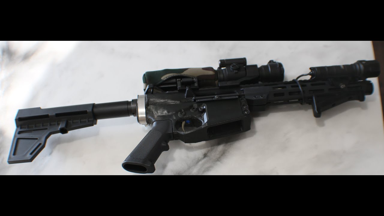 TPU 3d printed 300 Blackout pistol
