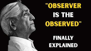 This Is What “Observer Is the Observed” Really Means | J Krishnamurti | Acharya Prashant | Osho