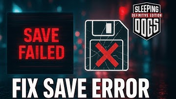 How to Solve/Fix Sleeping Dogs Definitive Edition Saving Problem/Error Windows 7/8/10/11 in 2025