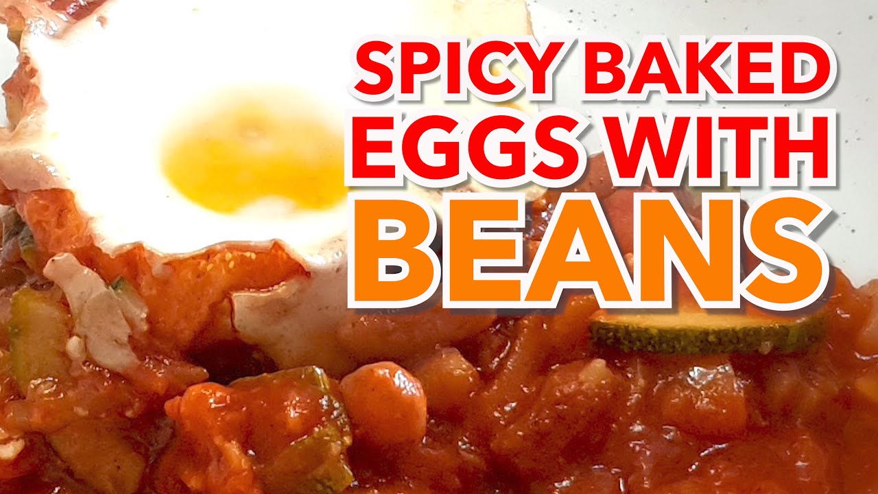 Spicy Baked Eggs With Beans YouTube