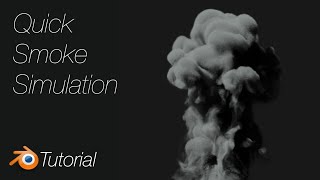 [2.91] Blender Tutorial: Quick Smoke Simulation for Beginners screenshot 3