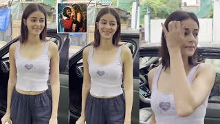 Ananya Pandey Without Makeup Visuals @ Bandra | Ananya Pandey Latest Video | TV5 Tollywood