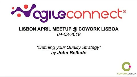 "Defining your Quality Strategy" by John Belbute @...