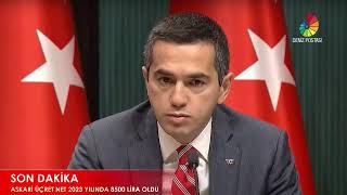 #CANLI  Cumhurbaşkanı Erdoğan 2023 Yılı Asgari Ücreti Açıklıyor