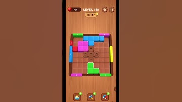 Block Color Mania Slide Puzzle Level 158