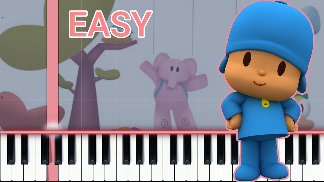 Pocoyo Theme Song | Easy Piano Tutorial | Simple Piano - YouTube