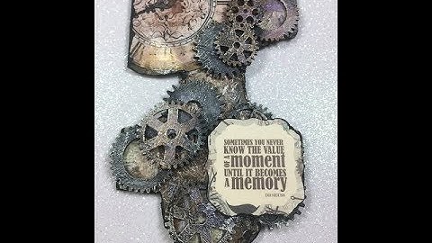 How to Create a Mixed Media Altered Jigsaw Puzzle Piece #2