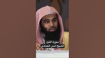 سورة التين الشيخ أنس العمادي