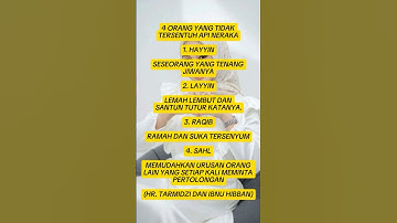 4 ORANG YANG TIDAK TERSENTUH API NERAKA #videoshort #viral #religion #trending