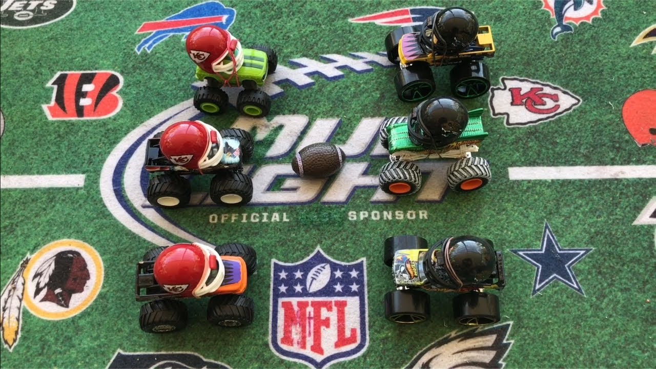 Monster Truck Football Game Chiefs Vs Jags Youtube - roblox football jaguars vs steelers