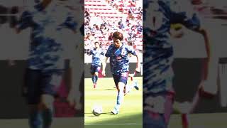 絶妙な飛び出しからのループシュート サッカー日本代表 上田綺世